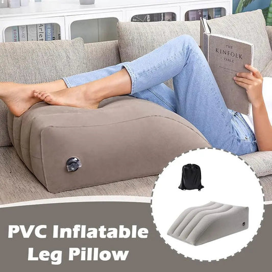 LegEase : Portable Inflatable Leg Foot Pillow Elevation - pluscompress