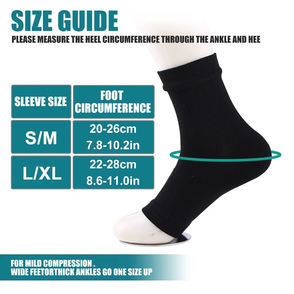 SootheStride Compression Ankle Sleeves - pluscompress